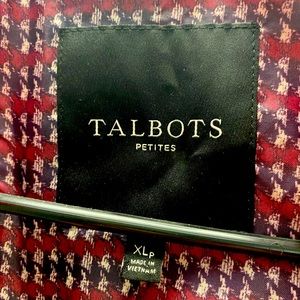 Talbots Petites Red jacket